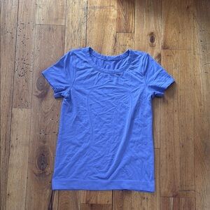 lululemon athletica Blue Short Sleeve Tee